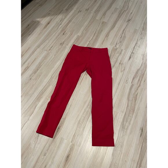 Theory red trousers size 00 - Picture 1 of 5